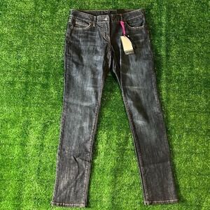 i love Ronson‎ Chelsea Rinse Slim Fit Jeans Women Size 6 Dark Wash Denim NWT